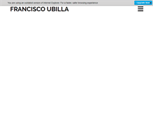 Tablet Screenshot of franciscoubilla.com